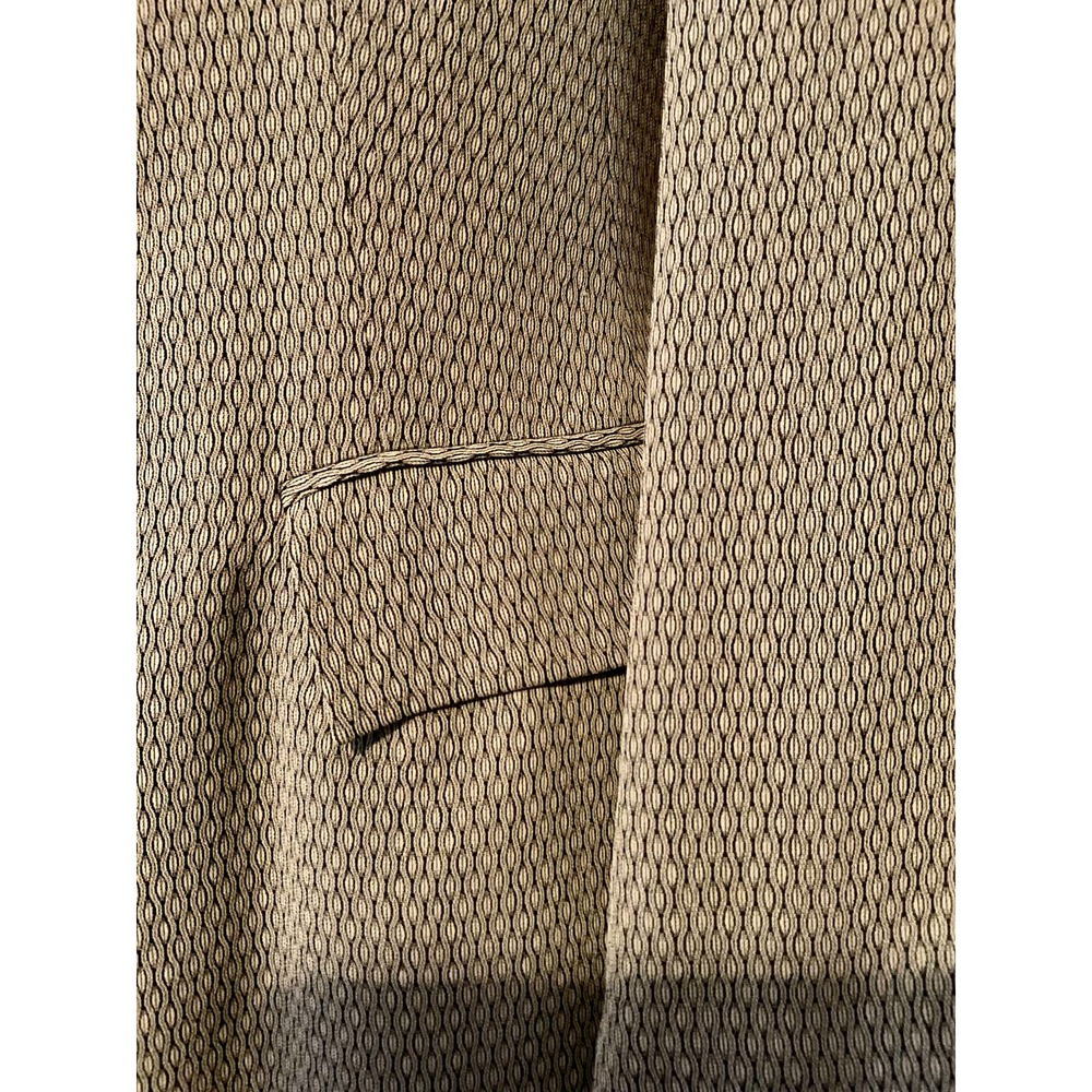 Vintage Y2K Like New Kenar Designer Blazer Jacket  Sz.4 Olive Green/black silky - Picture 3 of 12